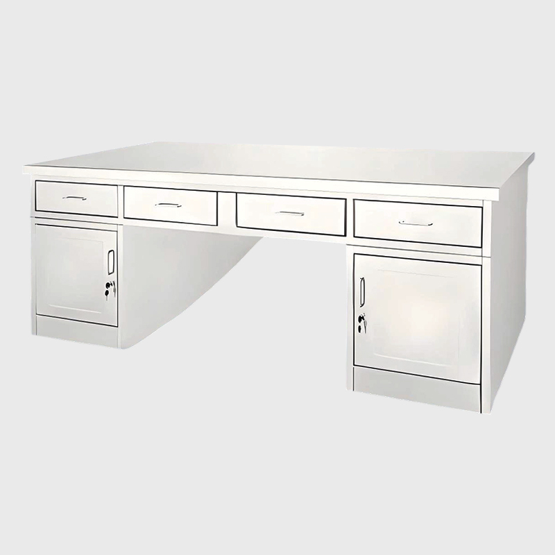 서랍이 있는 병원 스테인레스 스틸 작업대